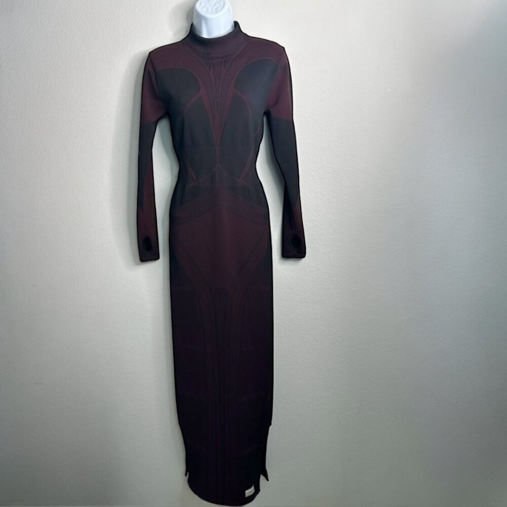 The Giving Movement Textured Geometric Dress Size L Sustainable Art to Wear Goth